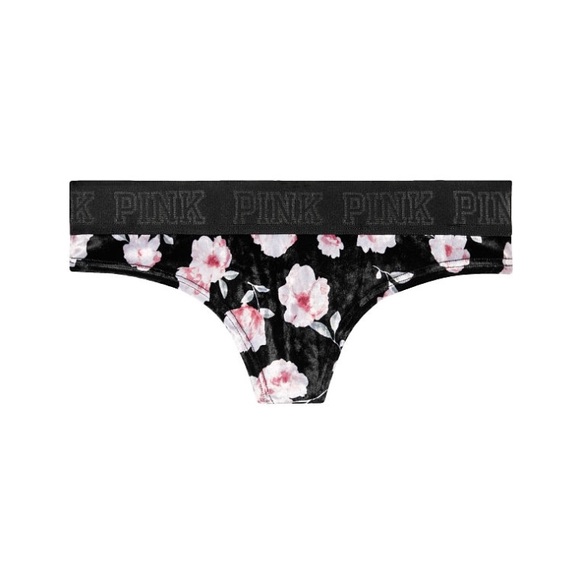 PINK Victoria's Secret Other - 💥CLEARANCE💥 NWOT VS Pink floral velvet thong